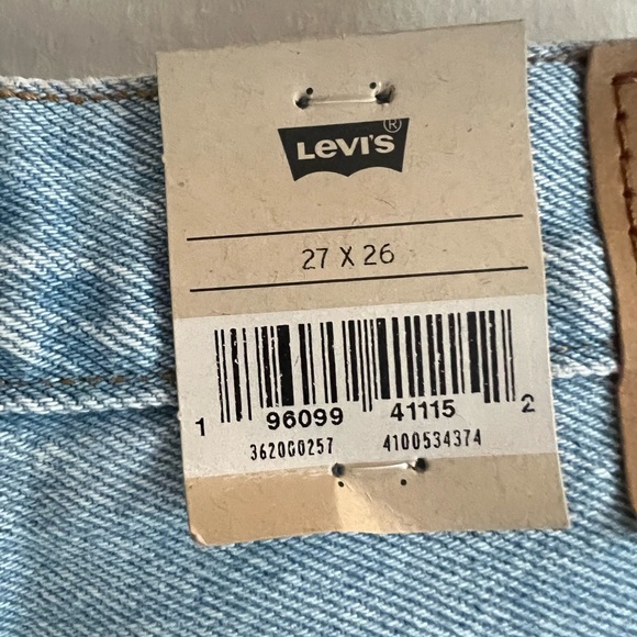 🌻🆕LEVIS WOMEN’S 501 CROPPED JEANS-OXNARD LIGHTING COLOR-SIZE 27 × 26 - Picture 12 of 14